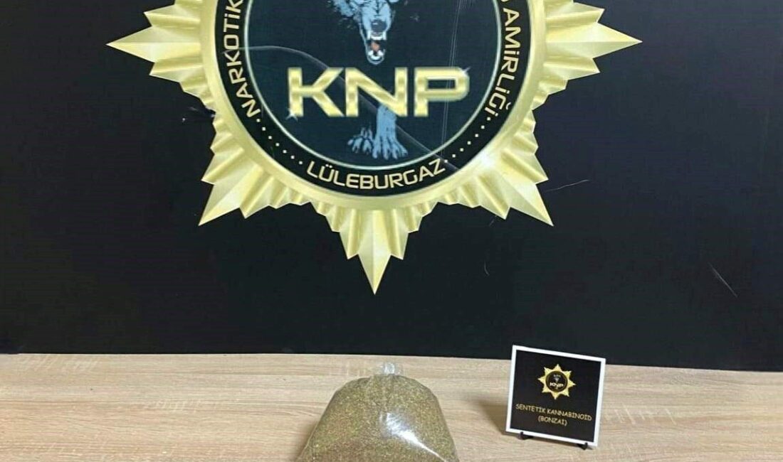 Lüleburgaz ilçesinde Yunus Timleri tarafından şüphelenilen 2 kişinin üzerinde sentetik