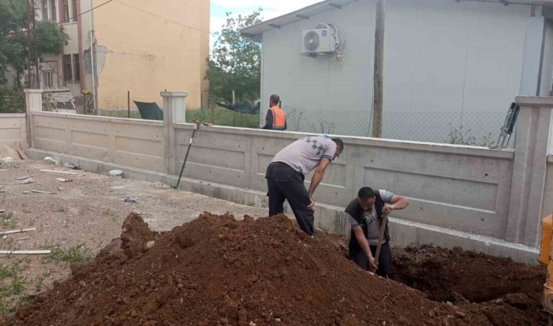 Malatya’nın Yeşilyurt ilçesinde yürütülen altyapı çalışması sırasında meydana gelen olayda,