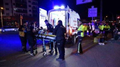 Malatya’da bir motokuryenin yaralandığı kaza, gece Malatya-Ankara karayolu Hava Lojmanları