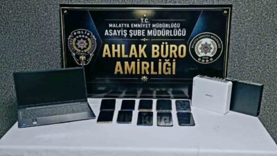 Malatya’da fuhşa teşvik, aracılık ve yer temini suçlarıyla ilgili gerçekleştirilen