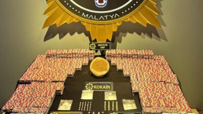 Malatya polis ekipleri tarafından sokak satıcılarına yönelik gerçekleştirilen uyuşturucu operasyonunda