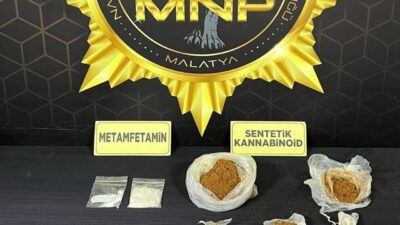 Malatya’da sokak satıcılarına karşı düzenlenen uyuşturucu operasyonunda yakalanan 3 şüpheli
