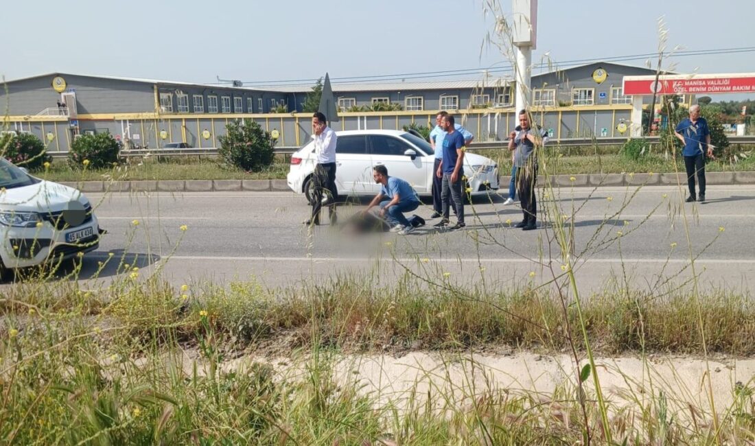 Manisa’nın Salihli ilçesinde bir yolcu otobüsünün çarpması sonucu ağır yaralanan