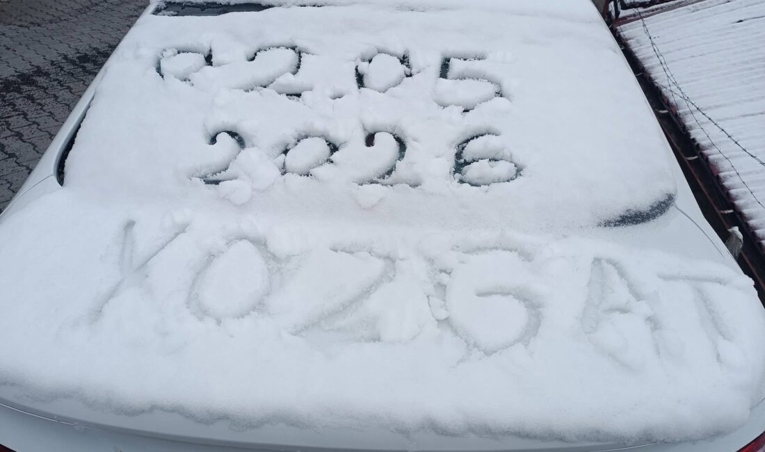 Yozgat’ta bahar aylarının ortasında beklenmedik bir hava olayı yaşandı. Hava