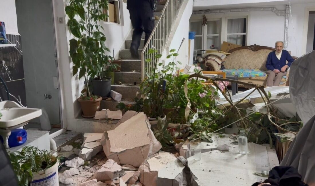 Menteşe ilçesindeki bir müstakil evde meydana gelen güçlü bir patlama