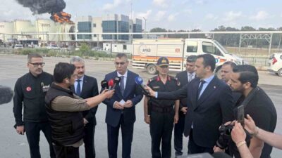 Mersin Valisi Atilla Toros, Aves Enerji Dolum Tesislerinde meydana gelen