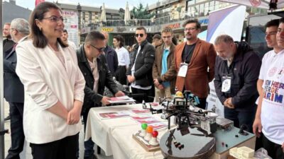 Çorum’da gerçekleşen Mesleki ve Teknik Eğitim Tanıtım Fuarı’nda, meslek lisesi