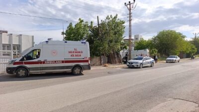 Adıyaman’da meydana gelen bir kaza sonucunda motosikletin bir yayaya çarpması