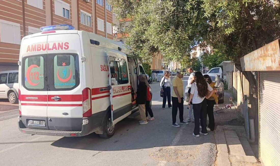 Manavgat ilçesinde, Bahçelievler Mahallesi’nde 9 yaşındaki bir kız çocuğu motosikletin