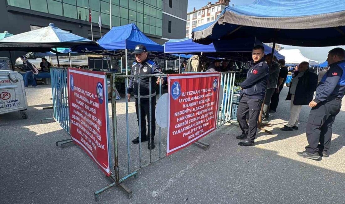 Çorum Belediyesi, semt pazarlarında vatandaşların haklarını korumak için denetimlerini aralıksız