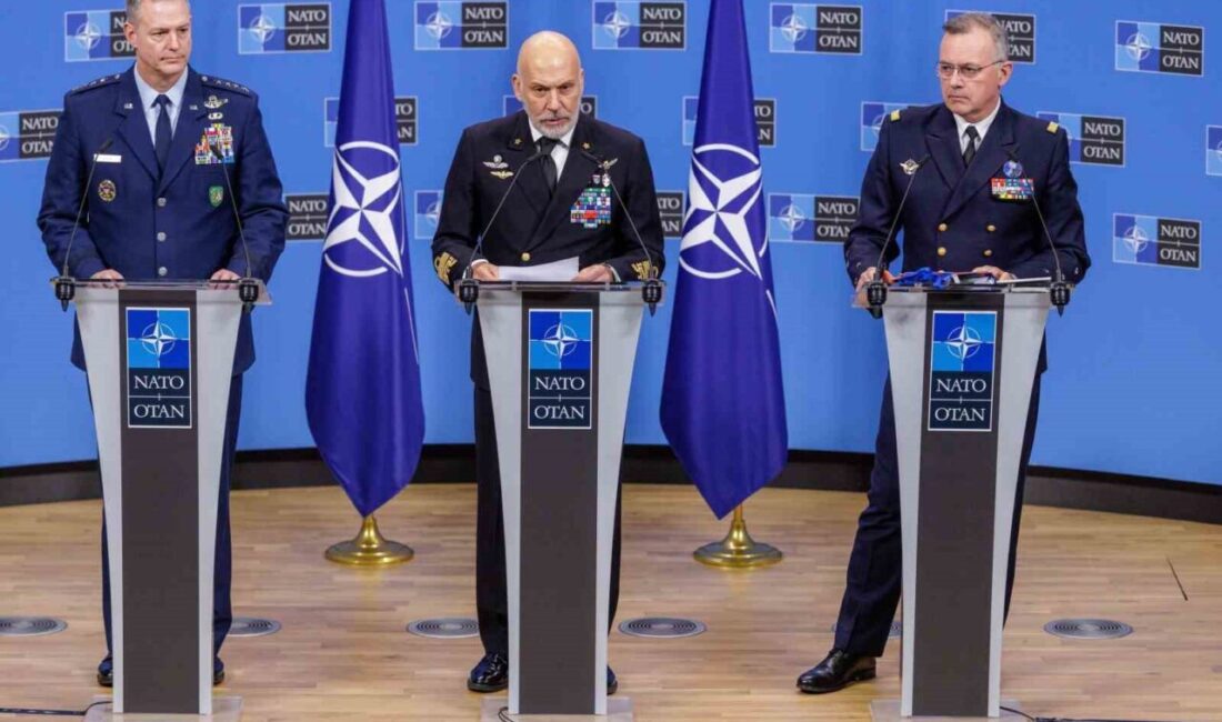 NATO Askeri Komite Başkanı Amiral Giuseppe Cavo Dragone, Brüksel’de gerçekleştirilen