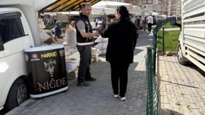 Niğde İl Emniyet Müdürlüğü Narkotik Suçlarla Mücadele Şube Müdürlüğü ekipleri,