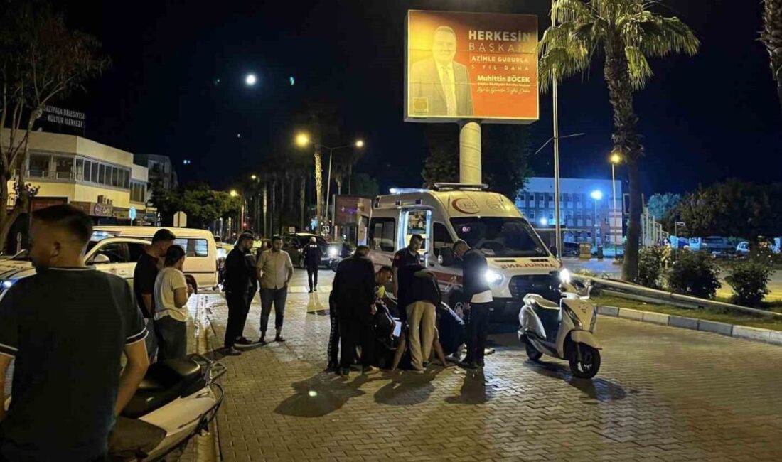 Gazipaşa ilçesinde gerçekleşen bir motosiklet kazasında bir kişi ağır yaralandı.
