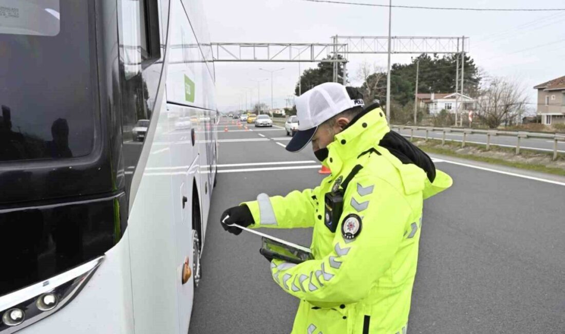 Ordu ilinde polis ekipleri tarafından gerçekleştirilen trafik denetimlerinde son bir