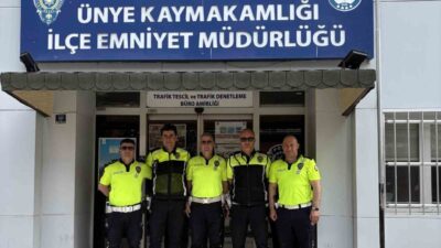 Ünye ilçesinde polis ekipleri, Kurban Bayramı tatili süresince vatandaşların güvenliğini