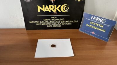 Ordu’da gerçekleştirilen uyuşturucu operasyonunda tutuklanan bir şüpheli, adli makamlar tarafından