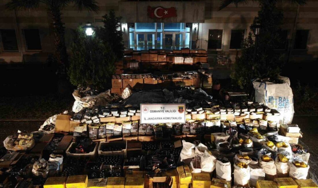 Adana’nın Ceyhan ilçesinde Osmaniye İl Jandarma Komutanlığı ekipleri tarafından gerçekleştirilen