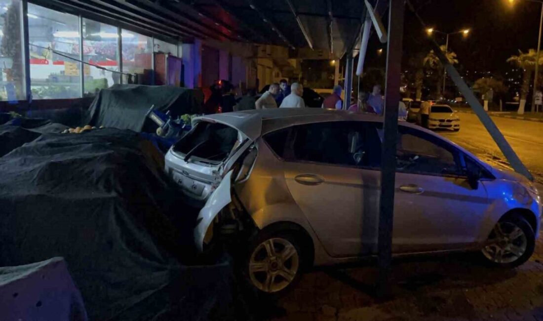Kadirli ilçesinde meydana gelen trafik kazasında, bir sürücü kontrolü kaybettiği