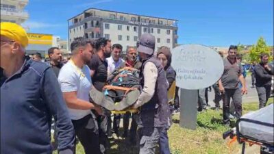 Gaziantep’in Nizip ilçesinde bir otomobil ile motosikletin çarpışması sonucu meydana