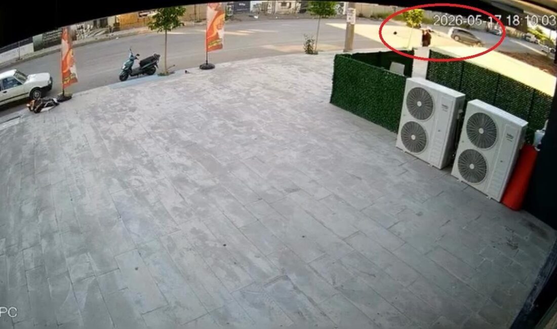 Sur ilçesindeki trafik kazası, güvenlik kamerası tarafından belirlendi. Silvan Bulvarı’nda
