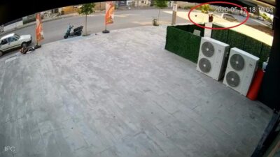 Sur ilçesindeki trafik kazası, güvenlik kamerası tarafından belirlendi. Silvan Bulvarı’nda