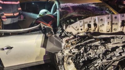 Çankırı’da bir kamyona arkadan çarpan otomobildeki 1 kişi hayatını kaybetti,