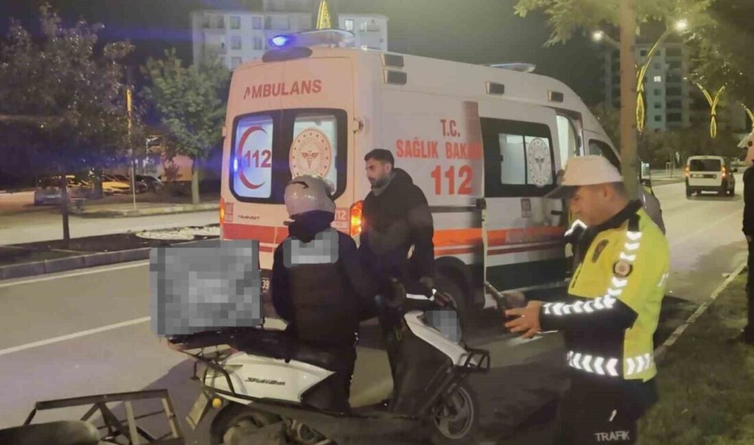 Aksaray’da bir motosiklete çarpan ve sürücüsü olay yerinden kaçan bir