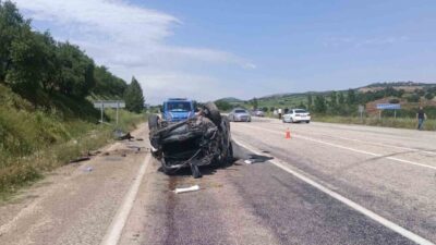 Adıyaman’ın Gölbaşı ilçesinde yaşanan bir trafik kazasında, bir otomobilin kontrolünü