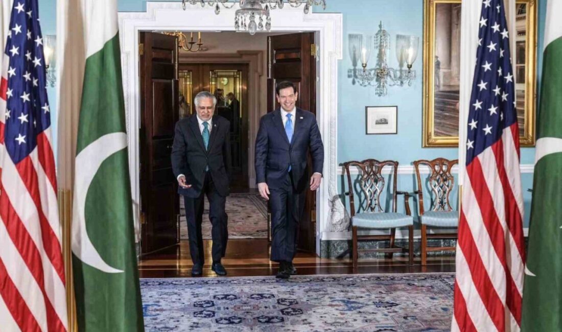 Pakistan Dışişleri Bakanı Muhammed Ishaq Dar, ABD Dışişleri Bakanı Marco