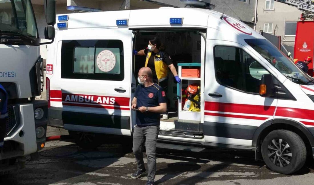 İstanbul’un Pendik ilçesinde, birinci katta çıkan yangın panik yarattı ve