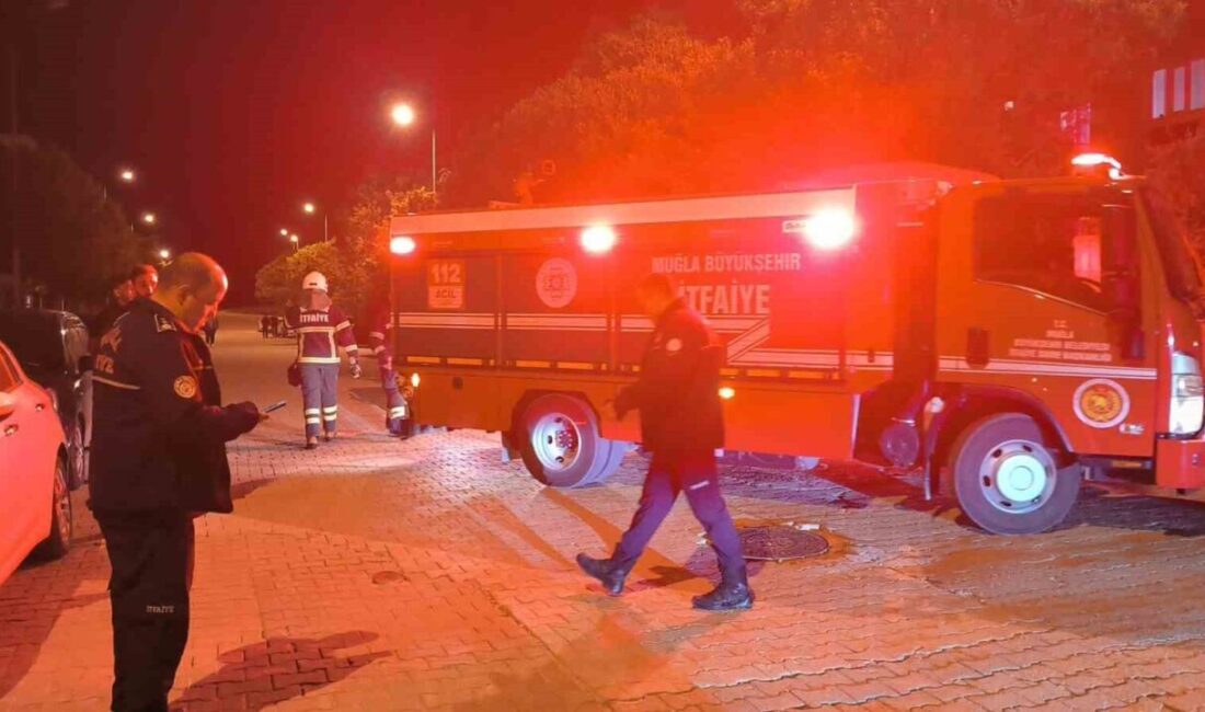 Muğla’nın Menteşe ilçesindeki bir apartman dairesinde meydana gelen piknik tüpü