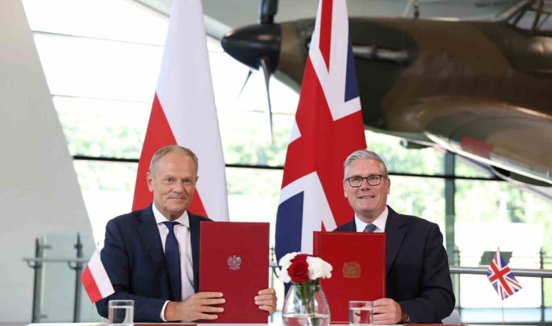 Polonya Başbakanı Donald Tusk ve İngiltere Başbakanı Keir Starmer, savunma