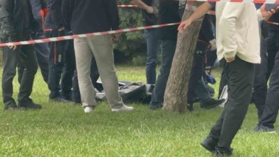 Eskişehir’de, Porsuk Çayı’nda park işçileri tarafından fark edilen bir erkek