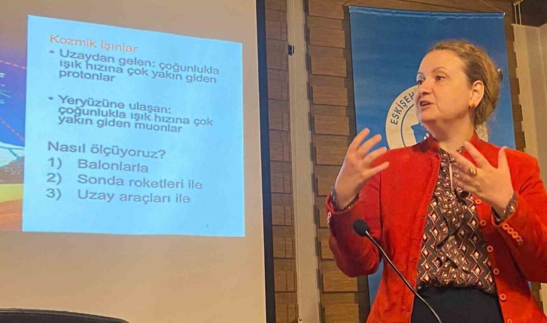 Uzman Prof. Dr. Melahat Bilge Demirköz, Eskişehir Türk Ocağı’nda yaptığı
