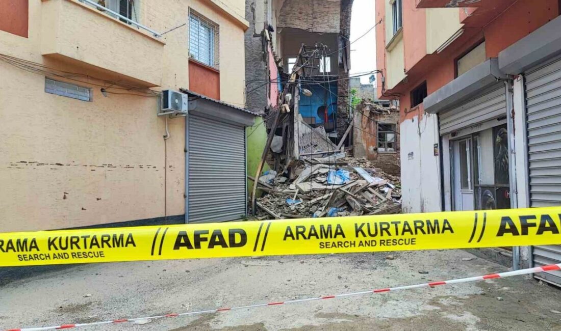 Adana’da bulunan ve uzun süredir kullanılmayan 3 katlı bir metruk