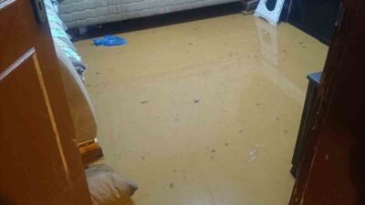 Bursa’nın İnegöl ilçesinde akşam saatlerinde meydana gelen yoğun yağışlar, kırsal