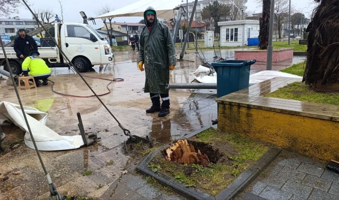 Sakarya genelinde 48 saat boyunca süren yağış ve şiddetli rüzgar,