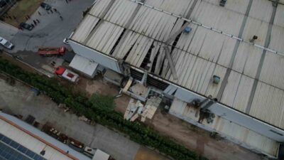 Sakarya iline bağlı Hendek ilçesinde bir fabrikada buhar kazanında meydana