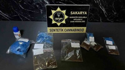 Arifiye ilçesinde polis operasyonunda yakalanan ve uyuşturucu ticareti yaptığı belirlenen