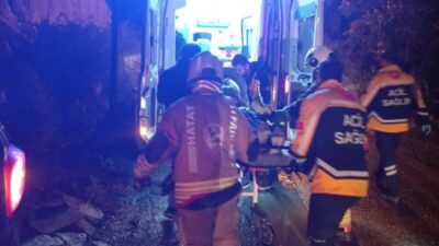 Hatay’ın Samandağ ilçesinde, bir sürücünün direksiyon hakimiyetini kaybetmesi sonucu meydana