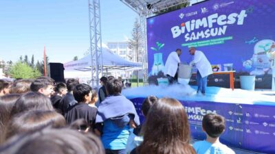 Samsun Büyükşehir Belediyesi tarafından düzenlenen “BİLİMFEST Samsun” adlı etkinlik, bilim