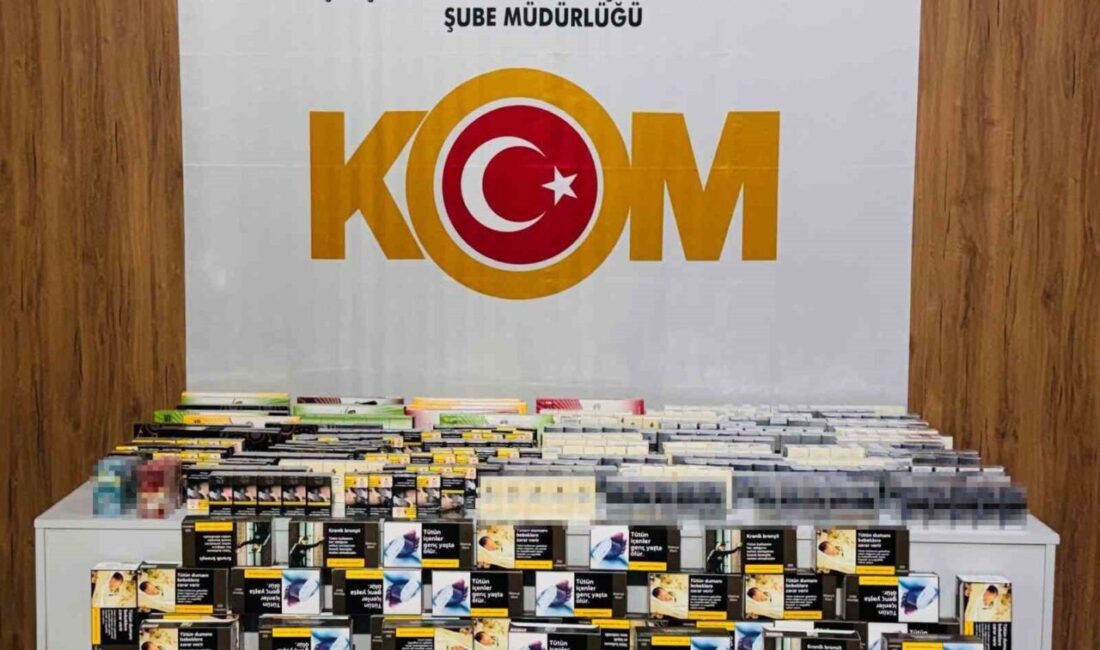 Samsun’un Atakum ve İlkadım ilçelerinde düzenlenen bir kaçakçılık operasyonunda binlerce