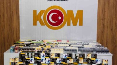 Samsun’un Atakum ve İlkadım ilçelerinde düzenlenen bir kaçakçılık operasyonunda binlerce