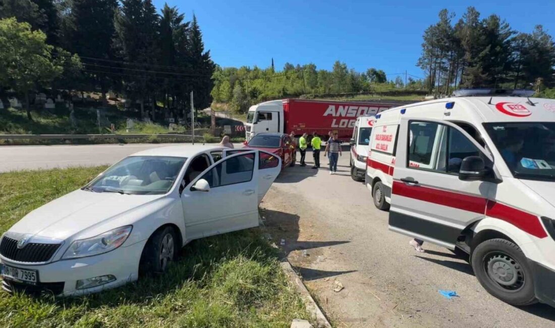 Samsun’da meydana gelen bir trafik kazasında, bir çocuk ve bir