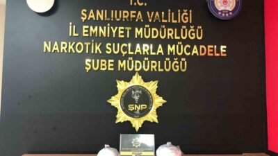 Şanlıurfa’da düzenlenen iki ayrı operasyonda toplam 6 kilogram uyuşturucu madde