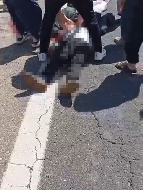 Şanlıurfa’nın Birecik ilçesinde meydana gelen trafik kazasında, kurbanlık koyun taşıyan
