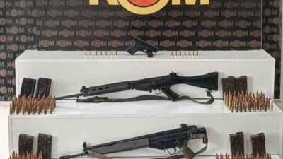 Şanlıurfa’da polis ekipleri tarafından gerçekleştirilen operasyonda, ruhsatsız olduğu belirlenen 3