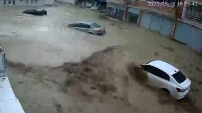 Samsun’un Havza ilçesinde yaşanan şiddetli yağışlar sonrası meydana gelen sel