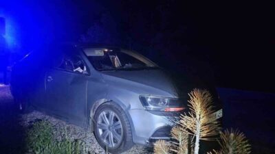 Bozüyük ilçesinde meydana gelen trafik kazasında, seyir halindeki bir otomobilin