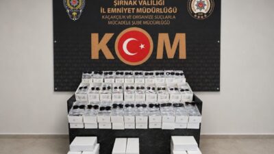 Şırnak Emniyet Müdürlüğü ekipleri, kaçakçılıkla mücadele operasyonunda yaklaşık 5 milyon